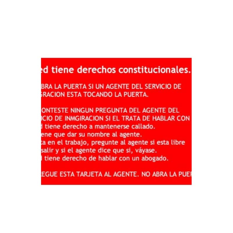Know Your Rights Card - U.S. Citizenship (5 pcs)
