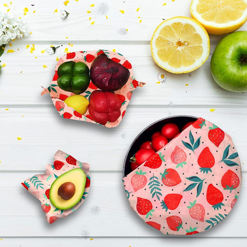 Beeswax Food Wraps (3-Piece Set)
