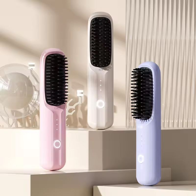 Cordless Hair Straightener Brush