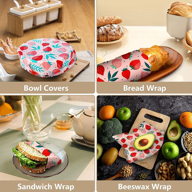 Beeswax Food Wraps (3-Piece Set)