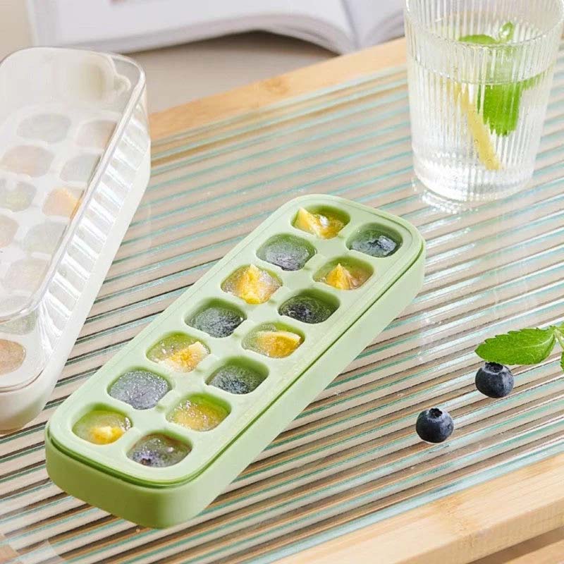 Press-Type Silicone Ice Cube Trays