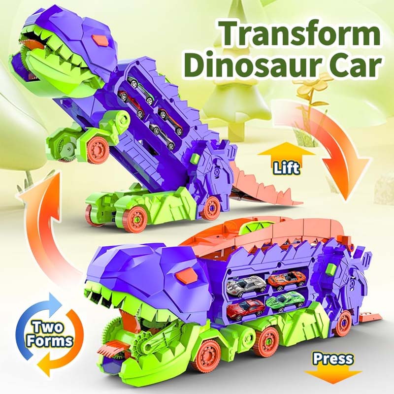 Dinosaur Transforms Car Toys
