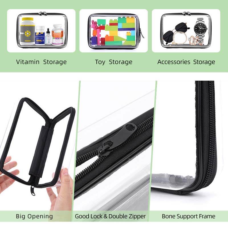 Large Capacity Zipper Storage Box Set