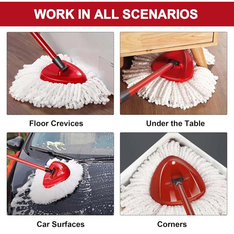 Microfiber Spin Mop Head Replacement
