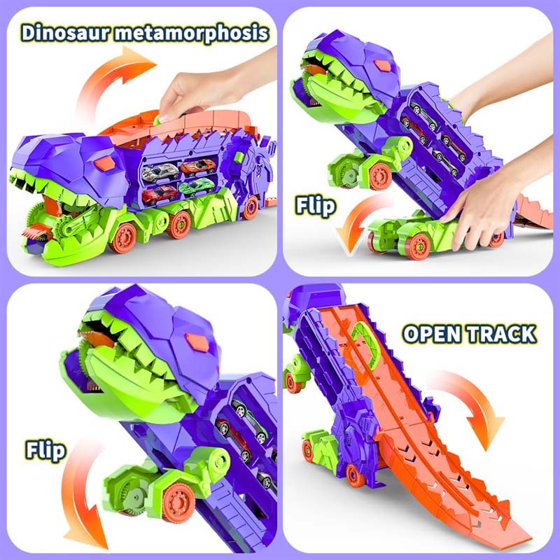 Dinosaur Transforms Car Toys