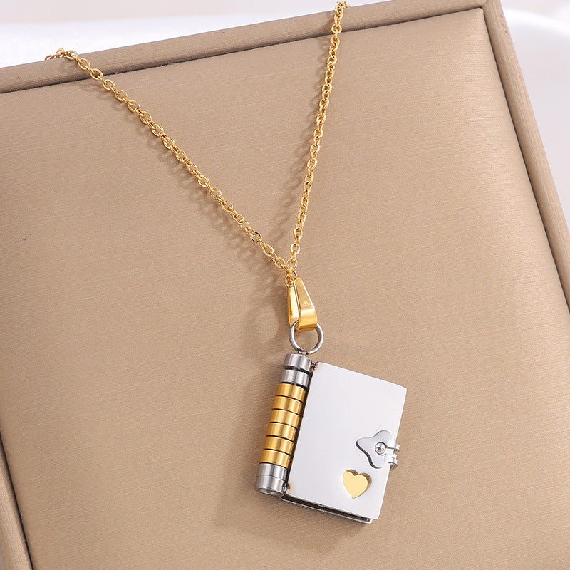 Locket Letter - Message in Steel