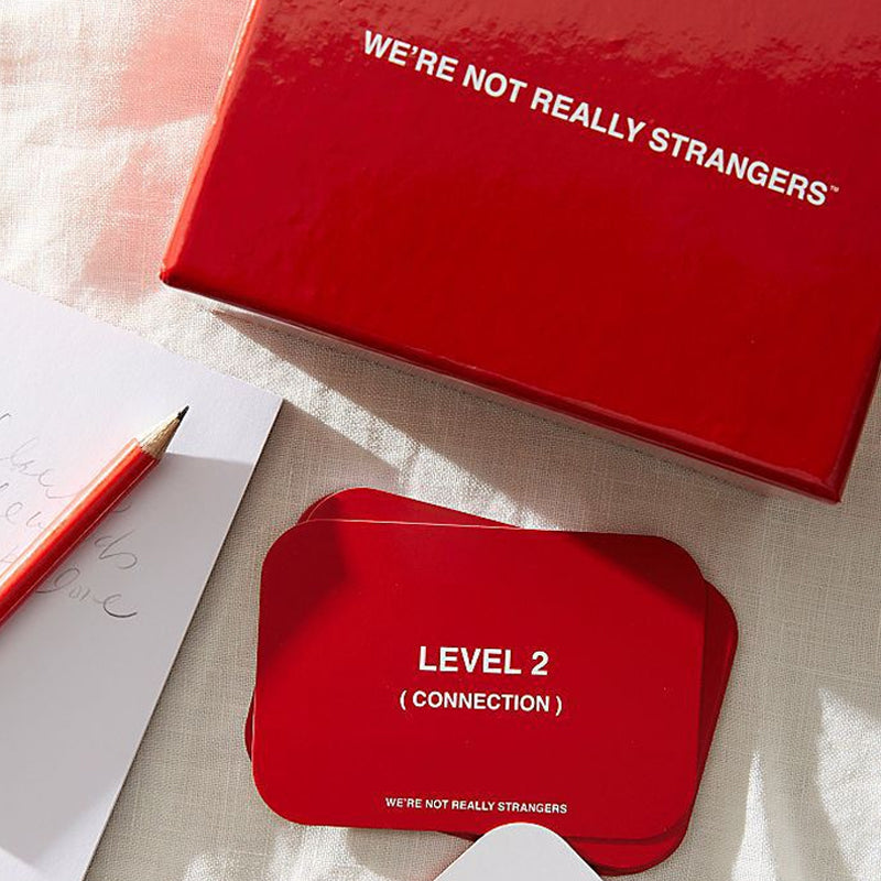 We're Not Really Strangers Card Game