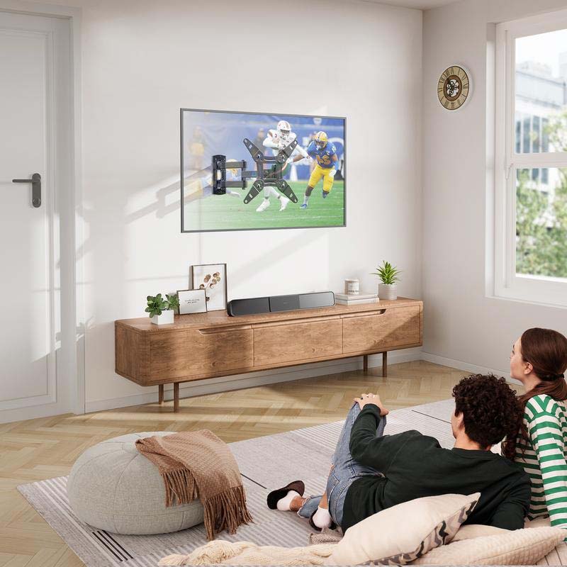 Full Motion TV Wall Mount for 14-55" LED/LCD Flat & Curved Screens