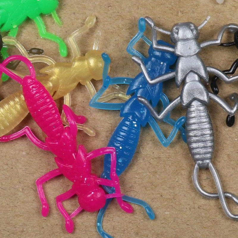 Insect Shaped Fish Bait（1 Set/8 PCS）