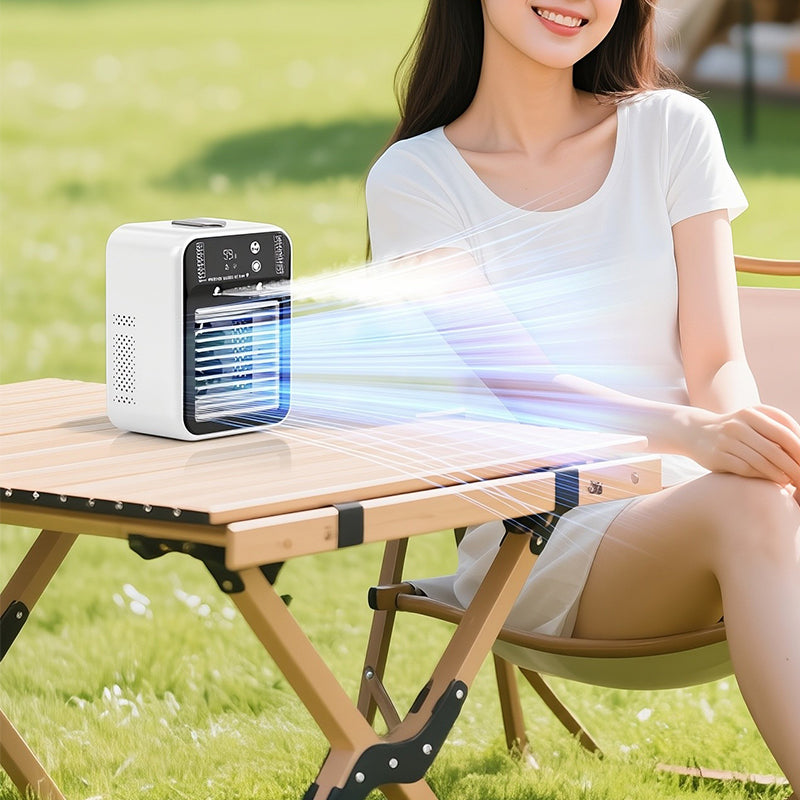 Portable 3-In-1 Cooling Fan with 2-Speed Mist