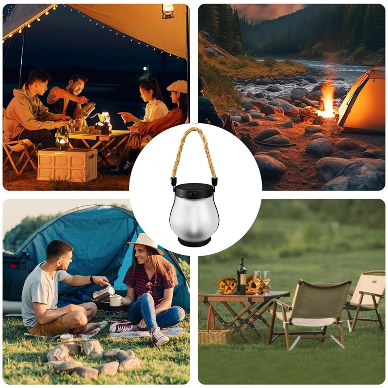Hemp Rope Solar Lights