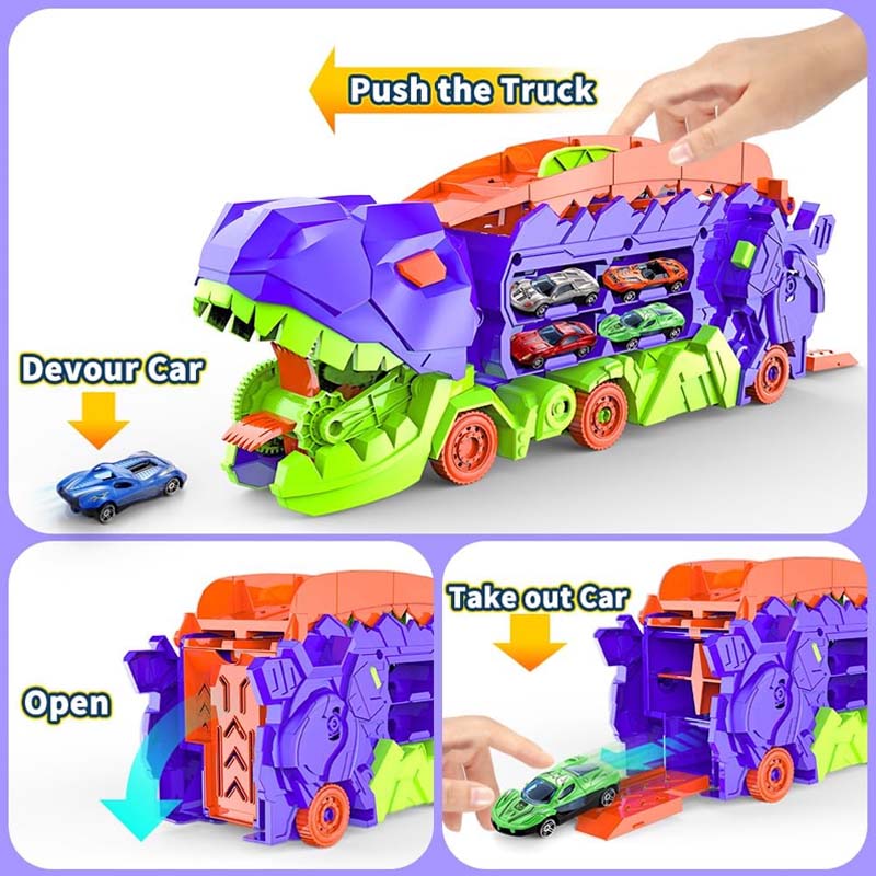 Dinosaur Transforms Car Toys
