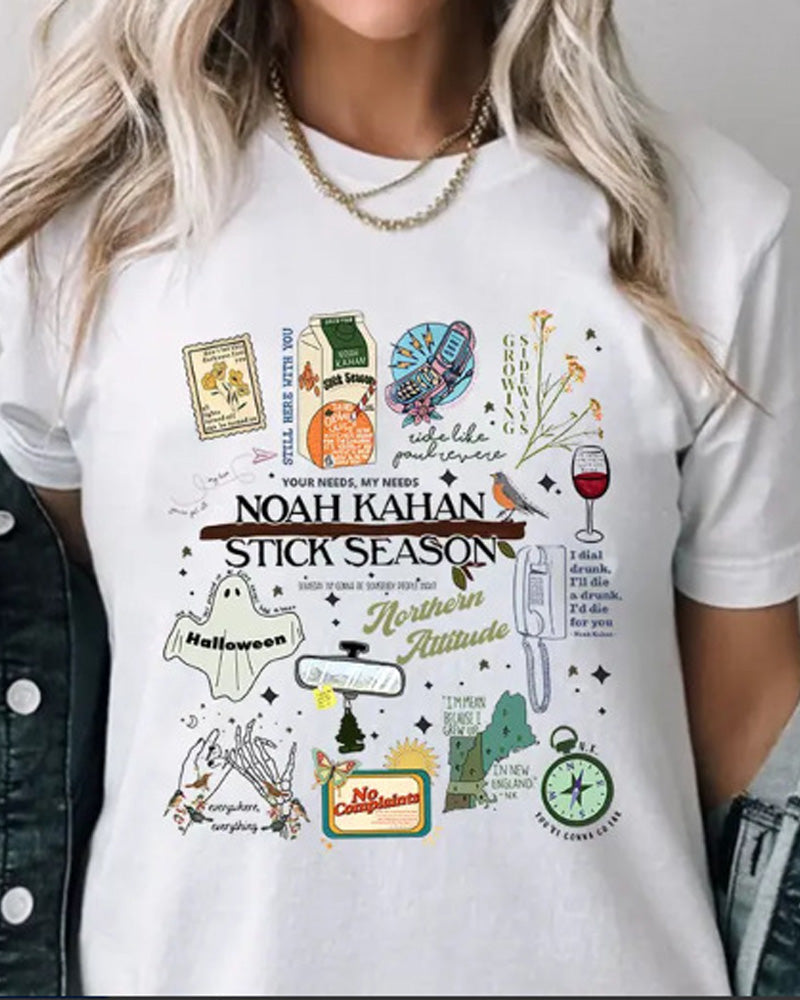 Retro Noah Songs Country Music T-Shirt