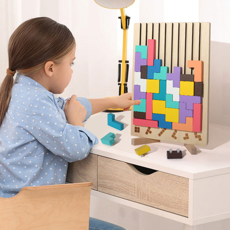 Stackig Puzzls Wooden Stacking Puzzle Toy – lilyrhyme