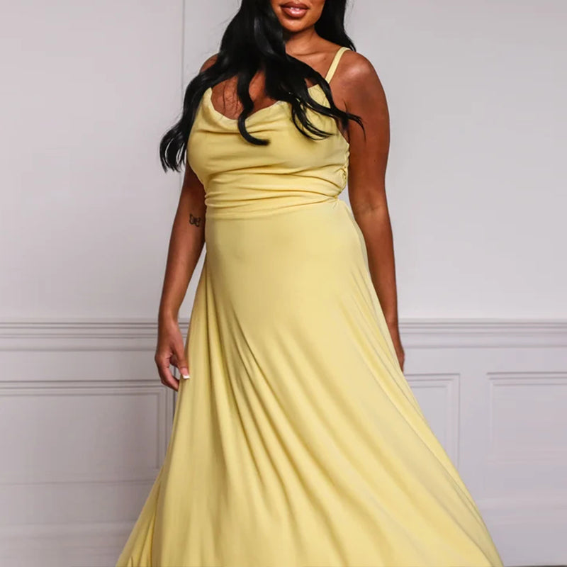 Drape Maxi Dress