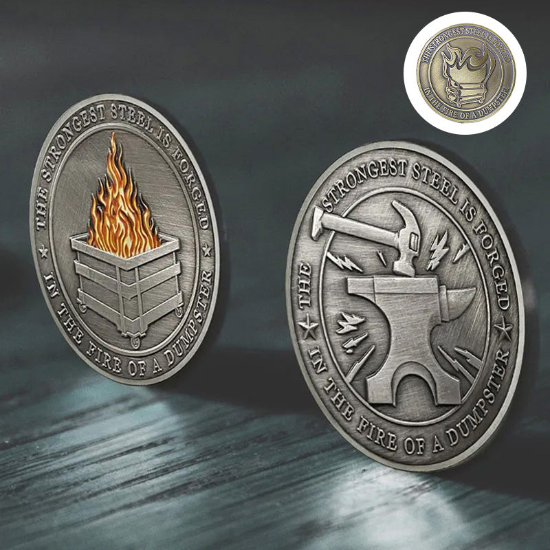 Dumpster Fire Challenge Coin – lilyrhyme