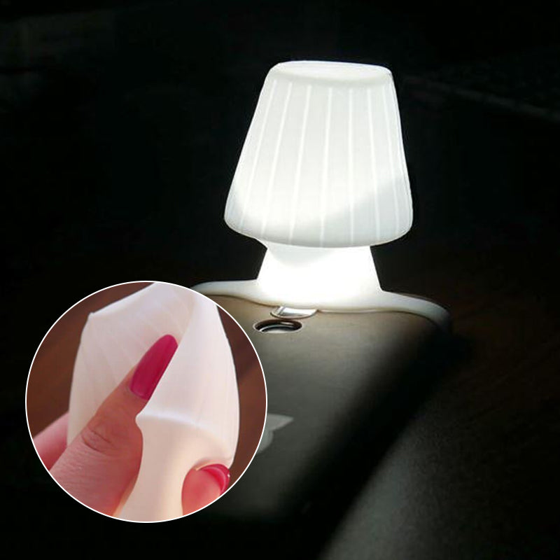 Silicone mobile phone lampshade