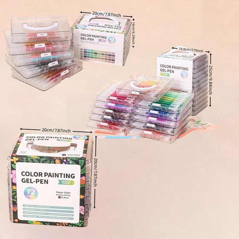 45/72/99 Colors Gel Pen Set