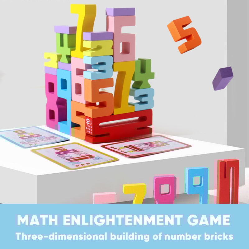 Montessori-Inspired Wooden Number Blocks – Unlock Your Child’s Potential!