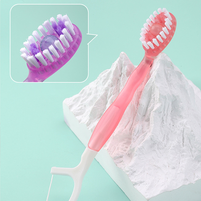 5in 1 Toothbrush & Floss & Tongue Scraper & Toothpick Set(12 PCS)