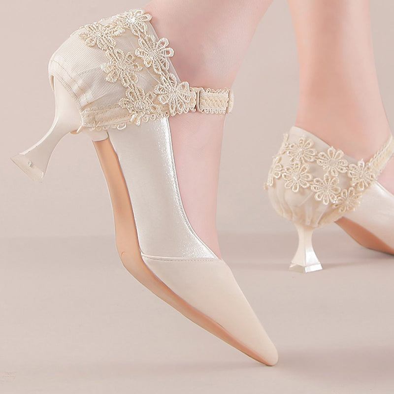 Lace High Heels Shoe Straps