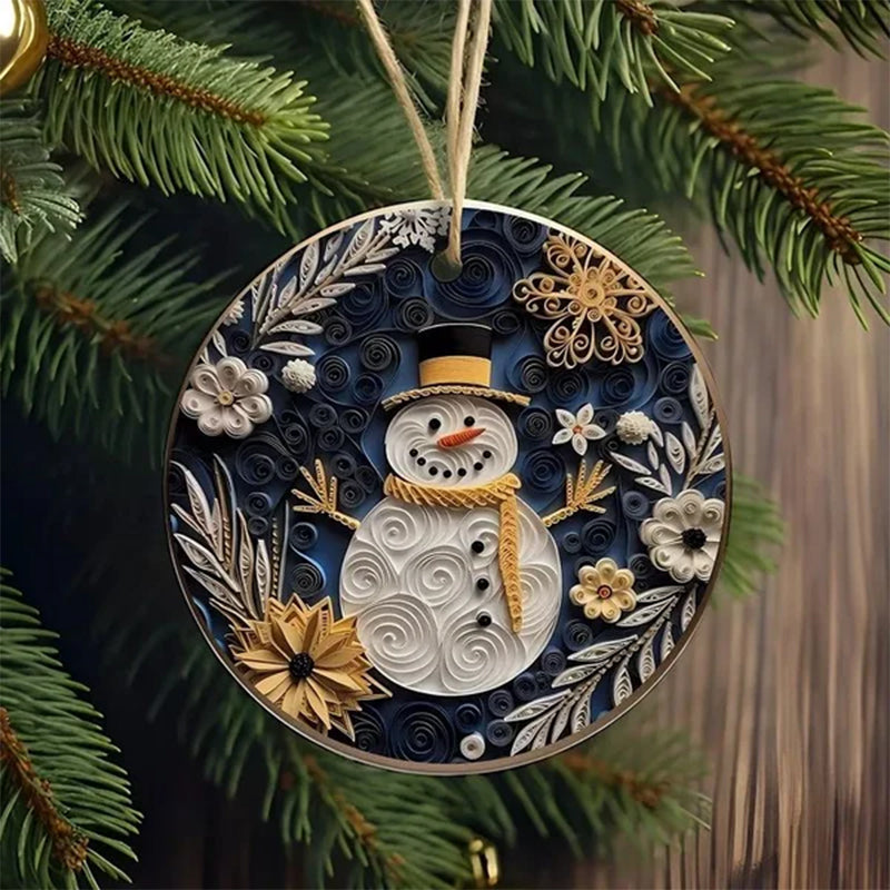 3D Non-Textured Christmas Ornaments