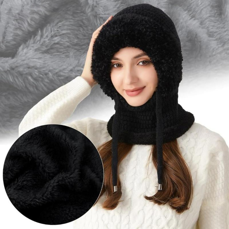 3-in-1 Knitted Beanie Hat