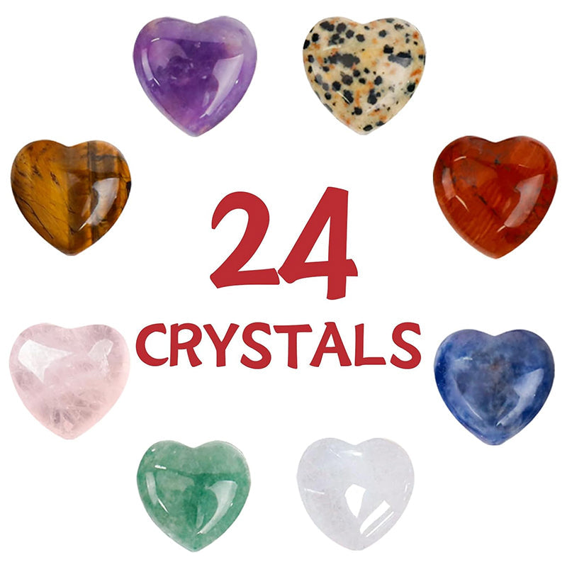 Valentines Cards with Heart-Shape Crystals