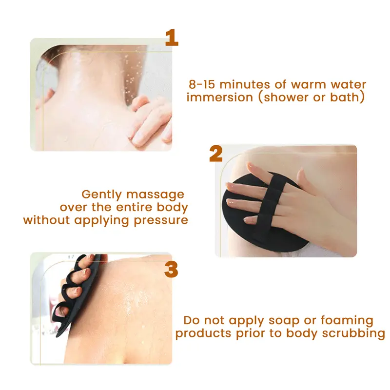 No-Pain Exfoliating Bath Scrubber Glove