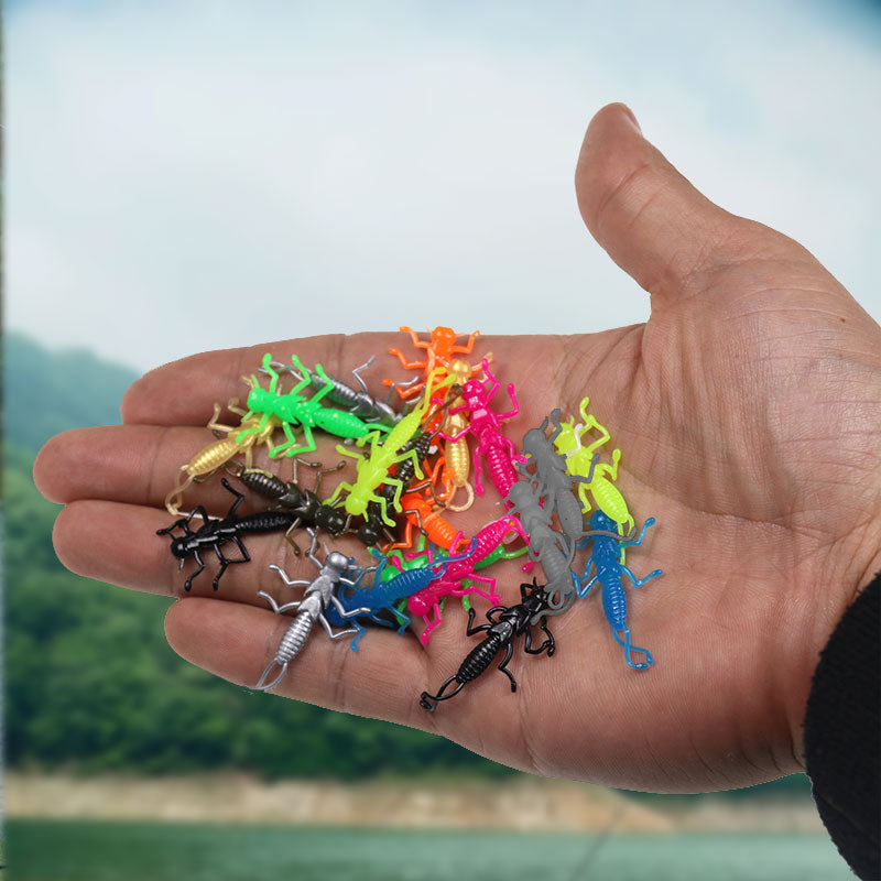 Insect Shaped Fish Bait（1 Set/8 PCS）