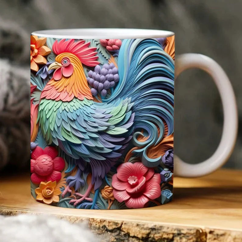 🐓Chicken Mug 🎁A good choice for Christmas gift