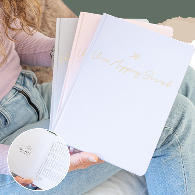 Linen Bible Verse Mapping Journal