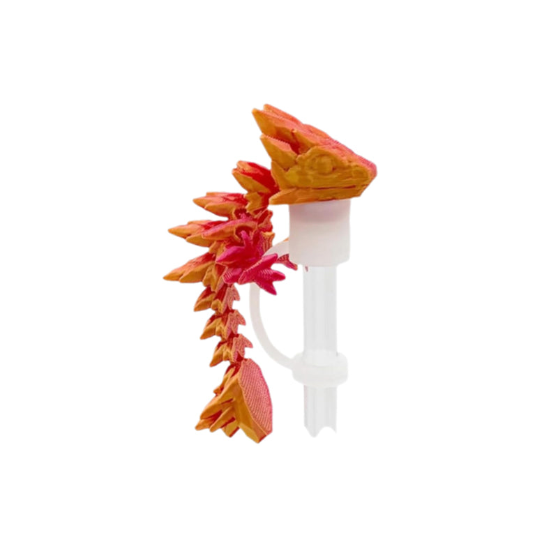 3D Printed Dragon Stanley Straw Topper