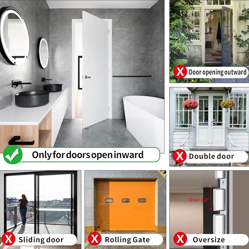 2-in-1 Portable Door Lock for Travel