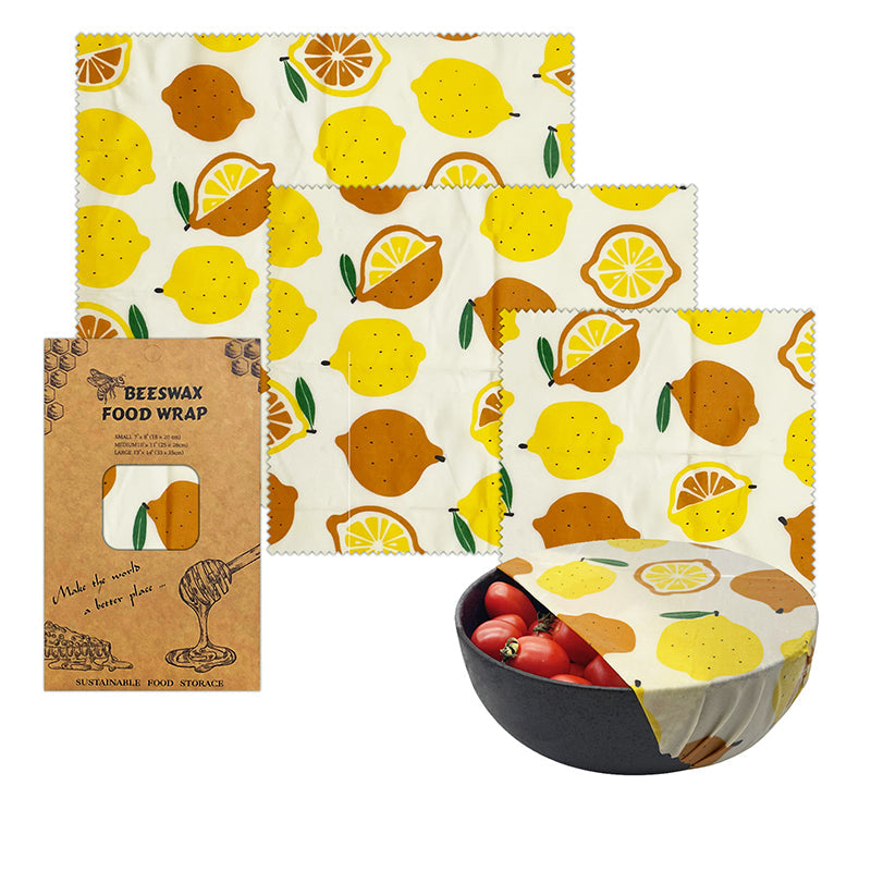 Beeswax Food Wraps (3-Piece Set)