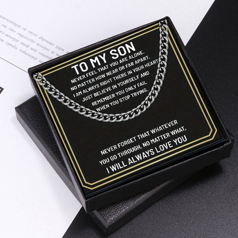 Mens Cuban Link Chain Necklace