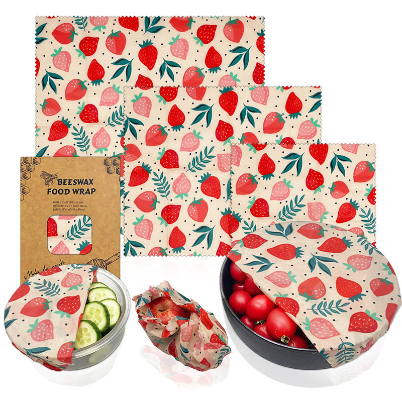 Beeswax Food Wraps (3-Piece Set)
