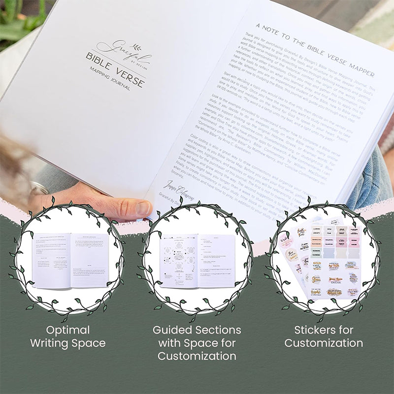 Linen Bible Verse Mapping Journal