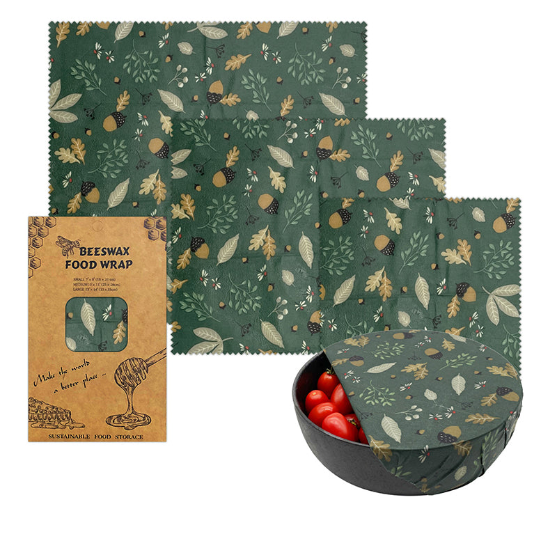 Beeswax Food Wraps (3-Piece Set)
