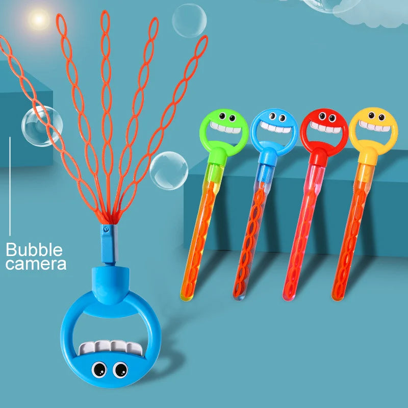Smiley Bubble Magic Wand