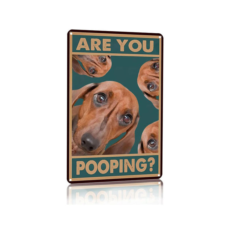 Vintage Highland Cow Tin Sign