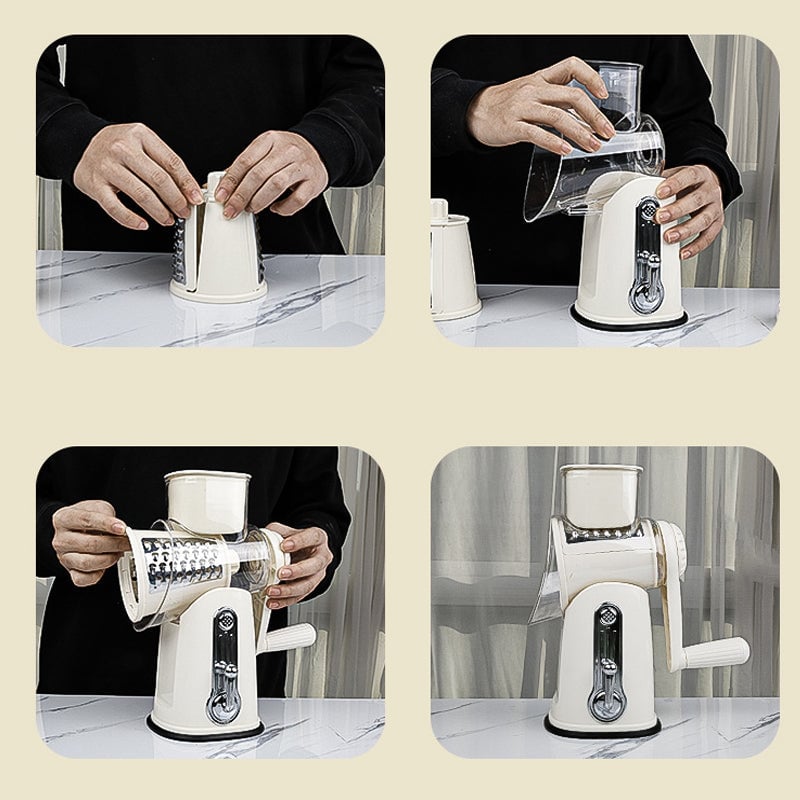 5 in 1 Cheese Vegetable Grater with Handle