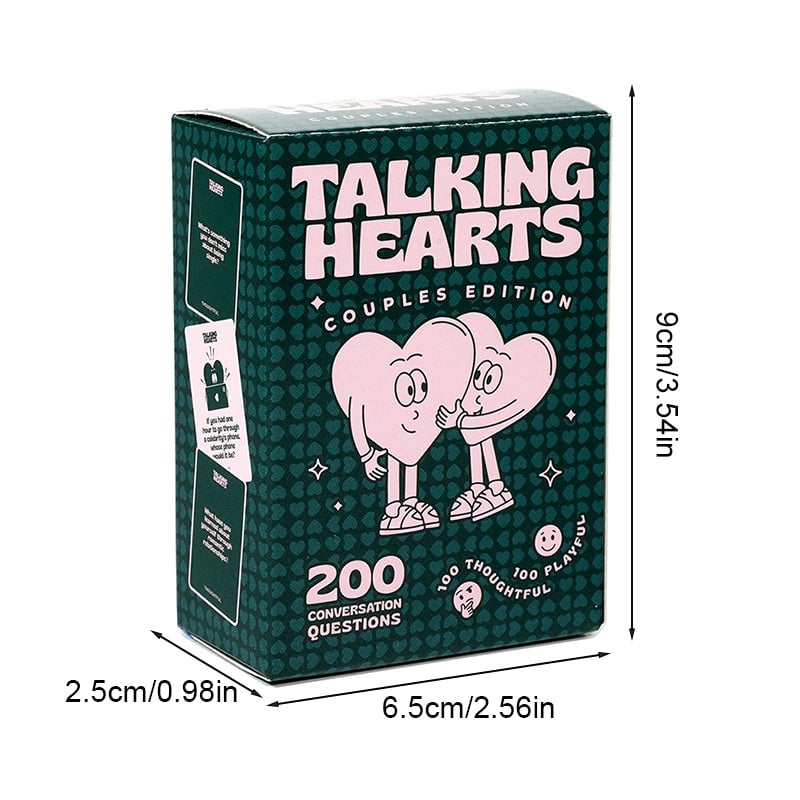 Talking Hearts Couple Card Game