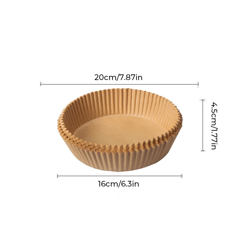 100 Pcs Parchment Paper for Air Fryer