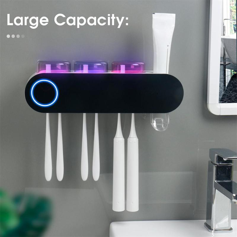 Toothbrush Holders with Ultraviolet Disinfection