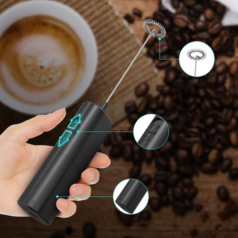 Premium Milk Frother With Stand
