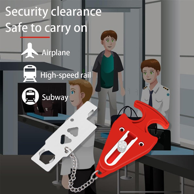 2-in-1 Portable Door Lock for Travel