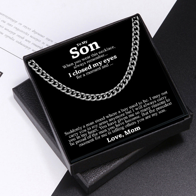 Mens Cuban Link Chain Necklace