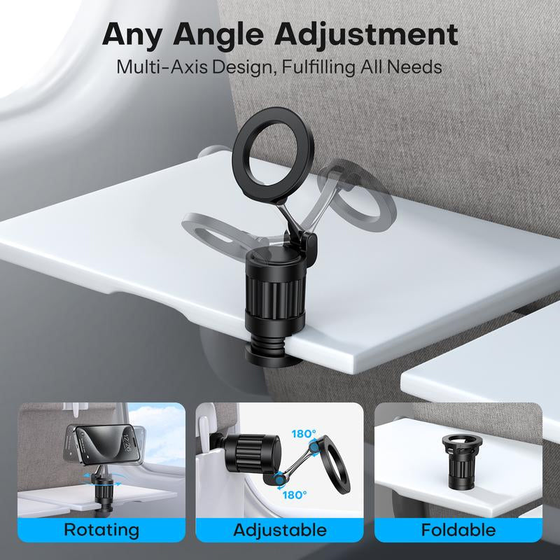 Magnetic foldable phone holder