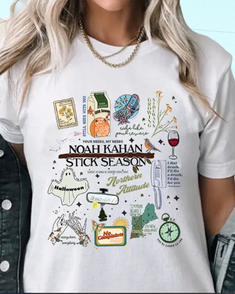 Retro Noah Songs Country Music T-Shirt